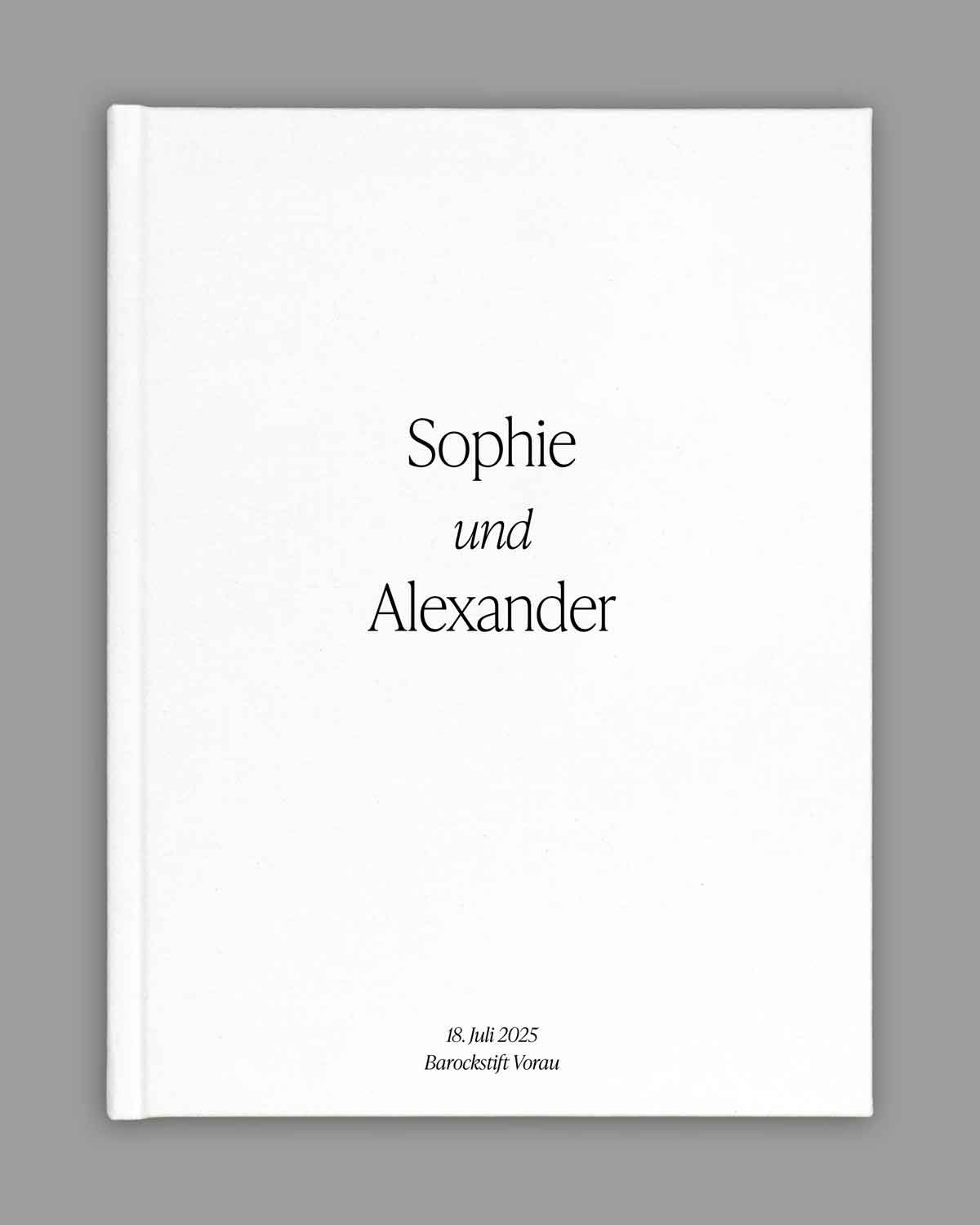 Coveroption 1 für den Hochzeitsbildband