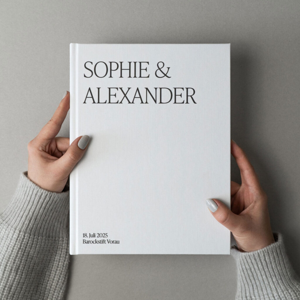 Cover des Hochzeitsbildbands